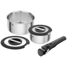 Zwilling - Unlock 5 Pc Stainless Steel All-in-One Pot Set - 1034435