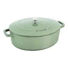 Staub - 6 Qt Sage Oval French Oven - 1027853