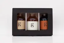 Gourmet Inspirations - Classic Syrup Gift Box 3x 250ml Caramel, Vanilla and Hazelnut Coffee Syrup