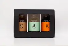 Gourmet Inspirations - Seasonal Syrup Gift Box 3x 250ml Gingerbread Cookie, Peppermint and Pumpkin Spice Coffee Syrup