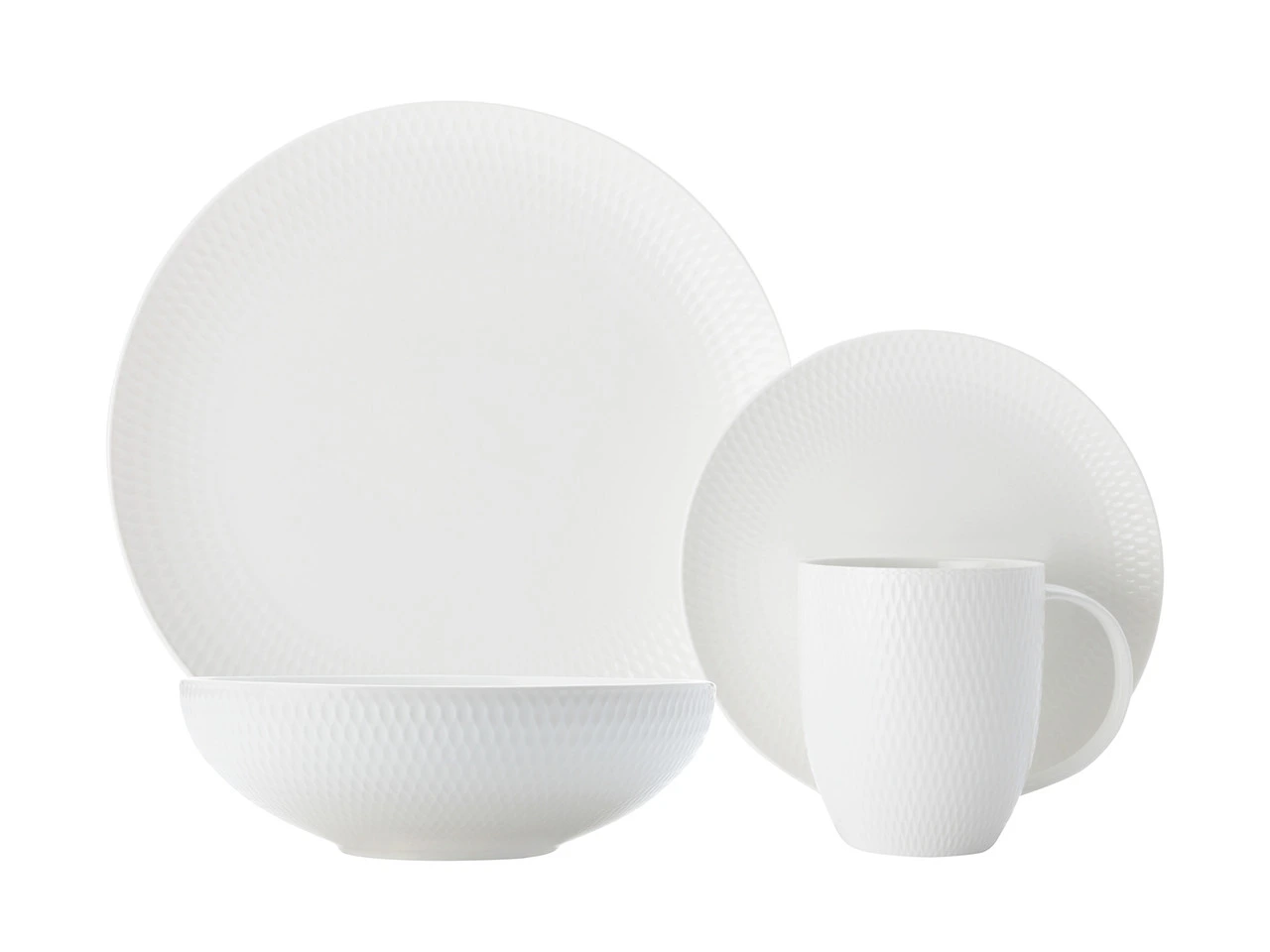 Maxwell & Williams - Diamonds Round 16 Piece Dinnerware Set