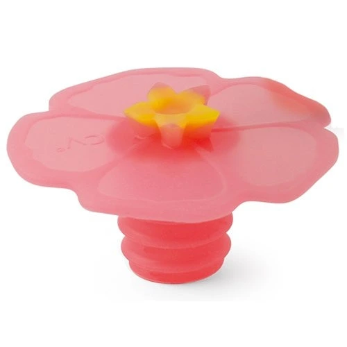 Charles Viancin -  Silicone Hibiscus Bottle Stopper - CV302LH