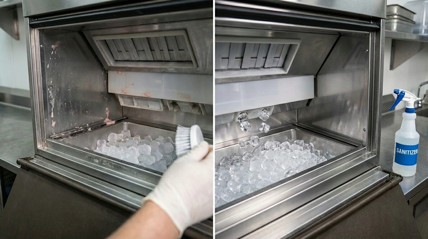 how to clean ice machine