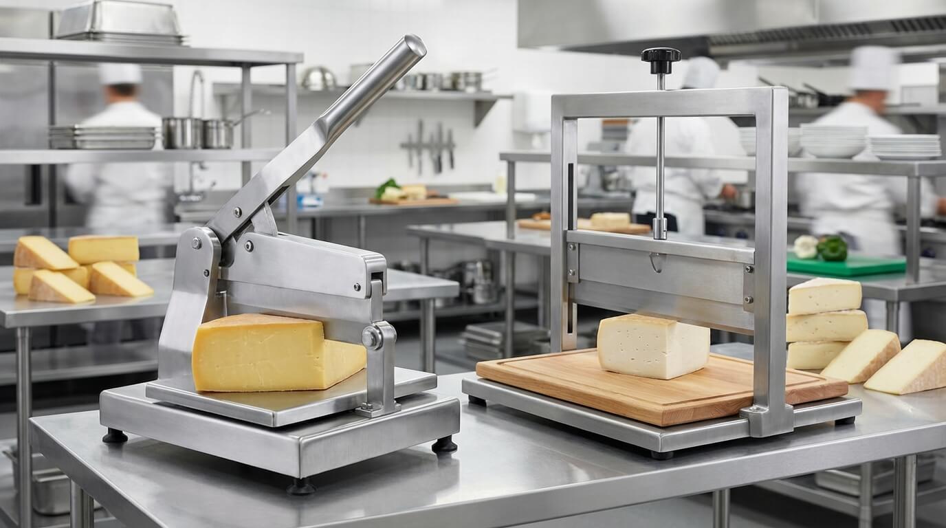 guillotine and lever slicers
