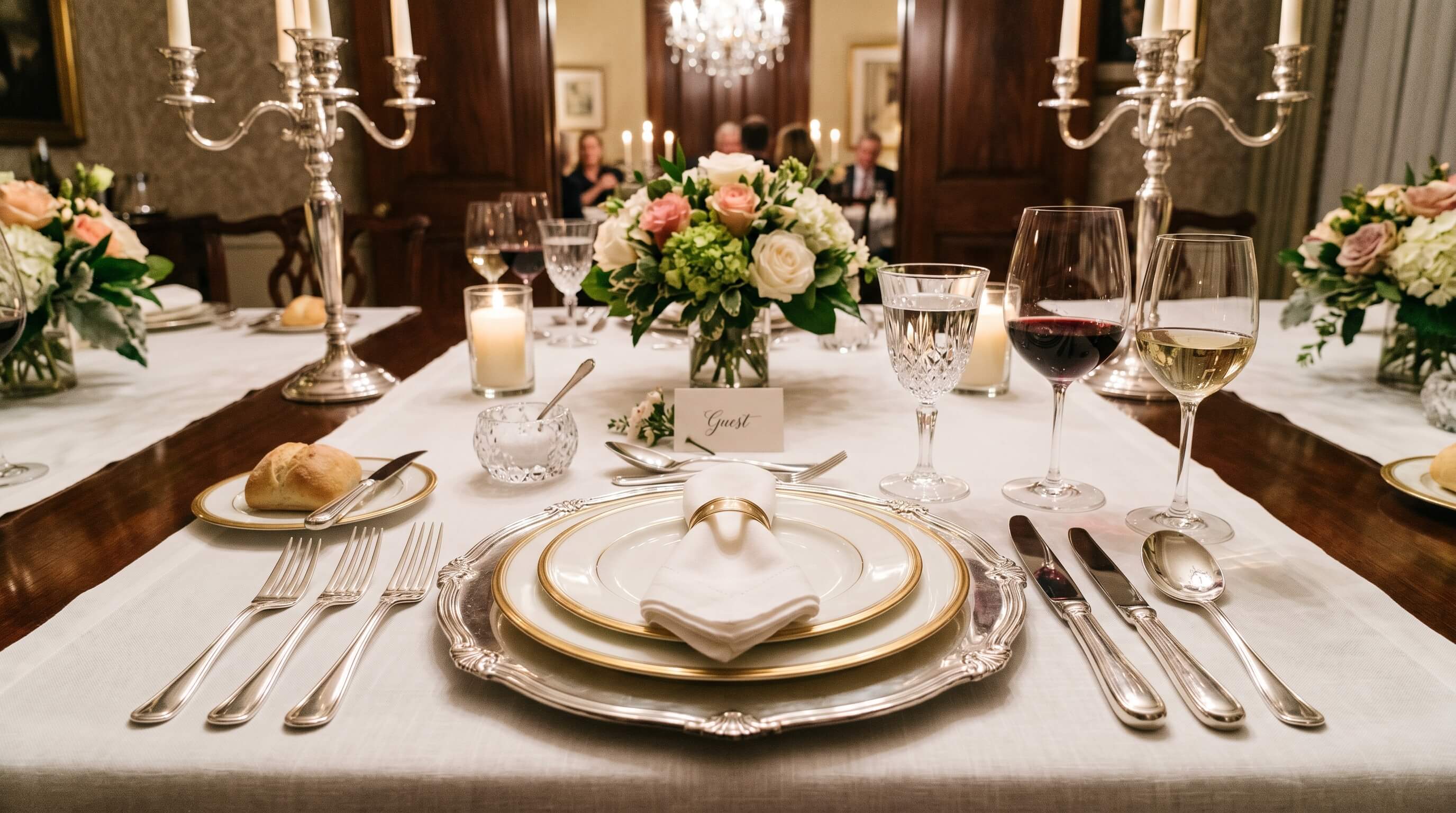 formal place setting