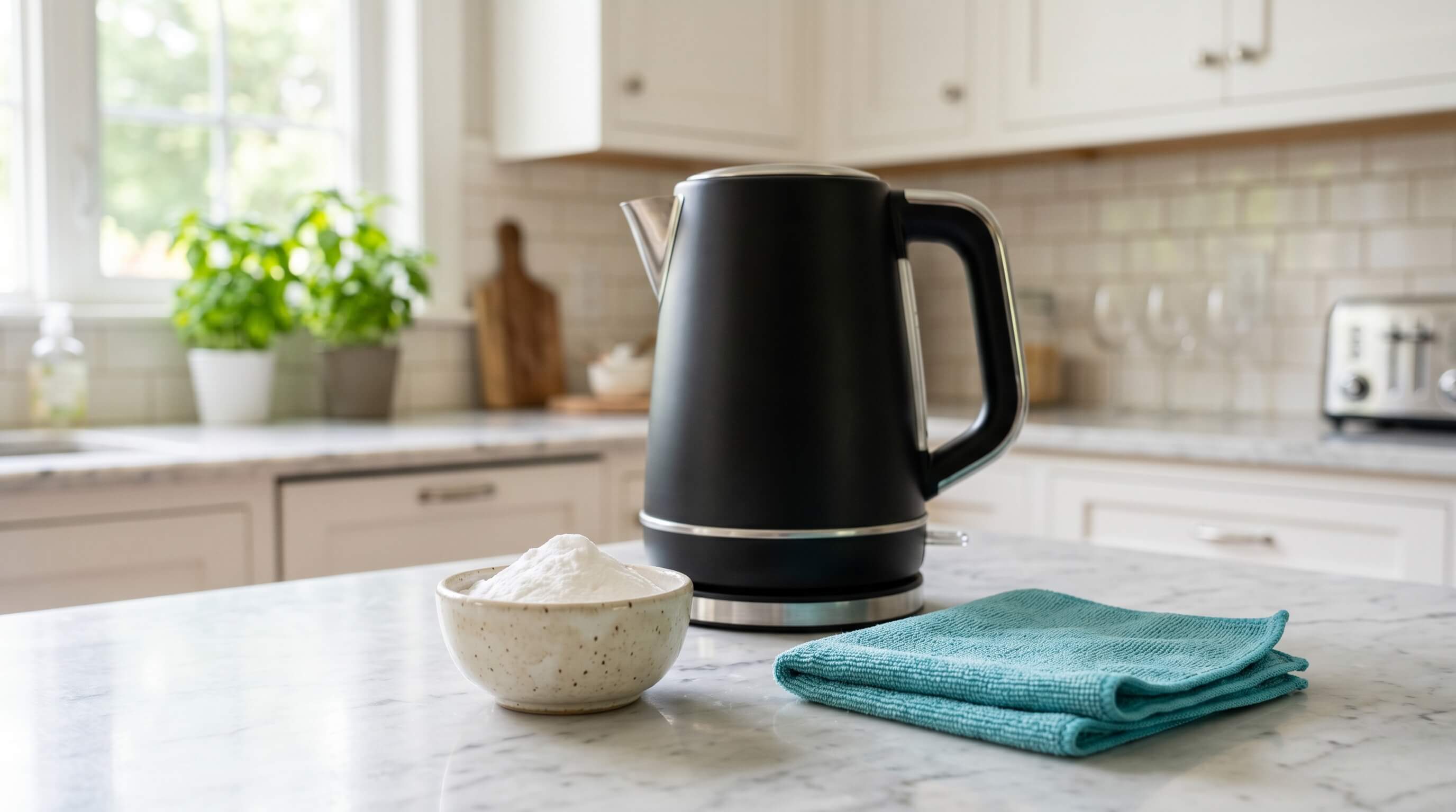how to descale a kettle with baking soda