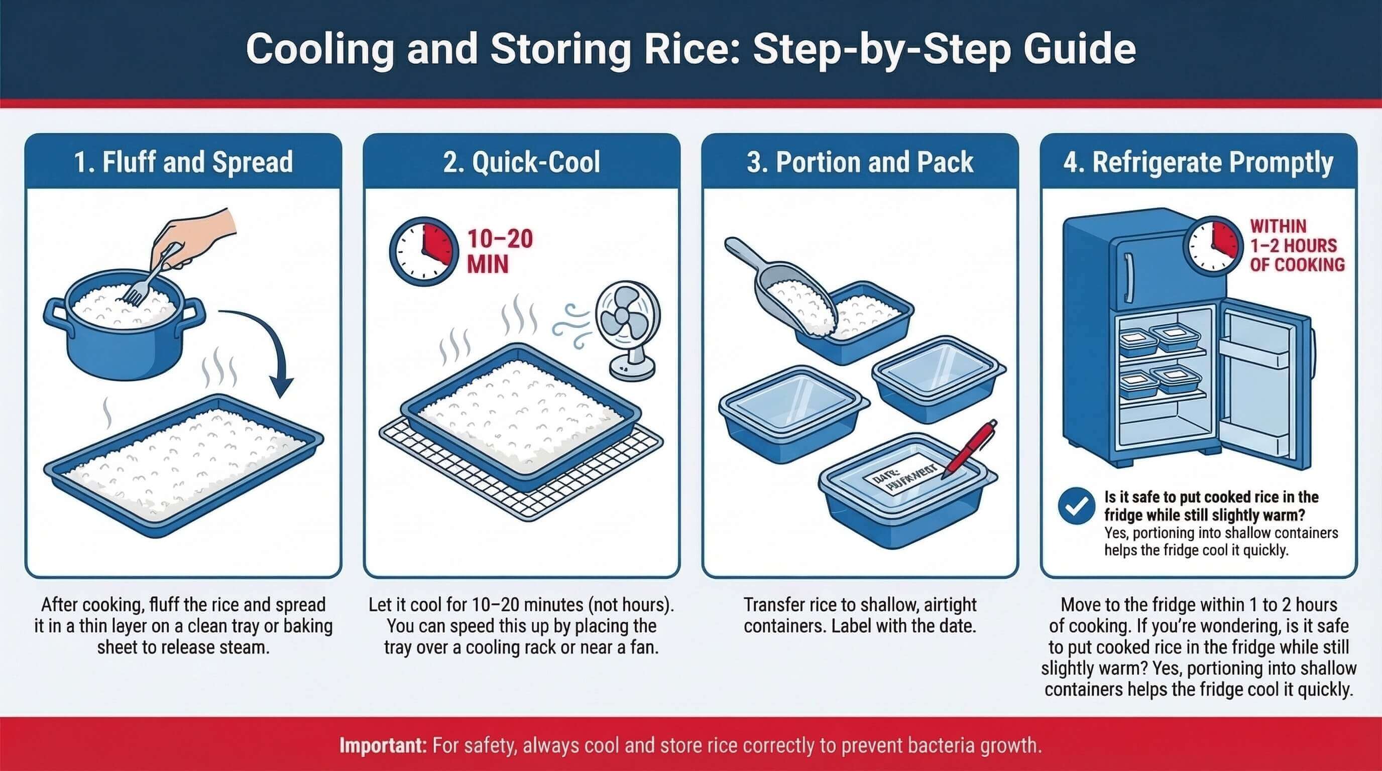guide to store rice