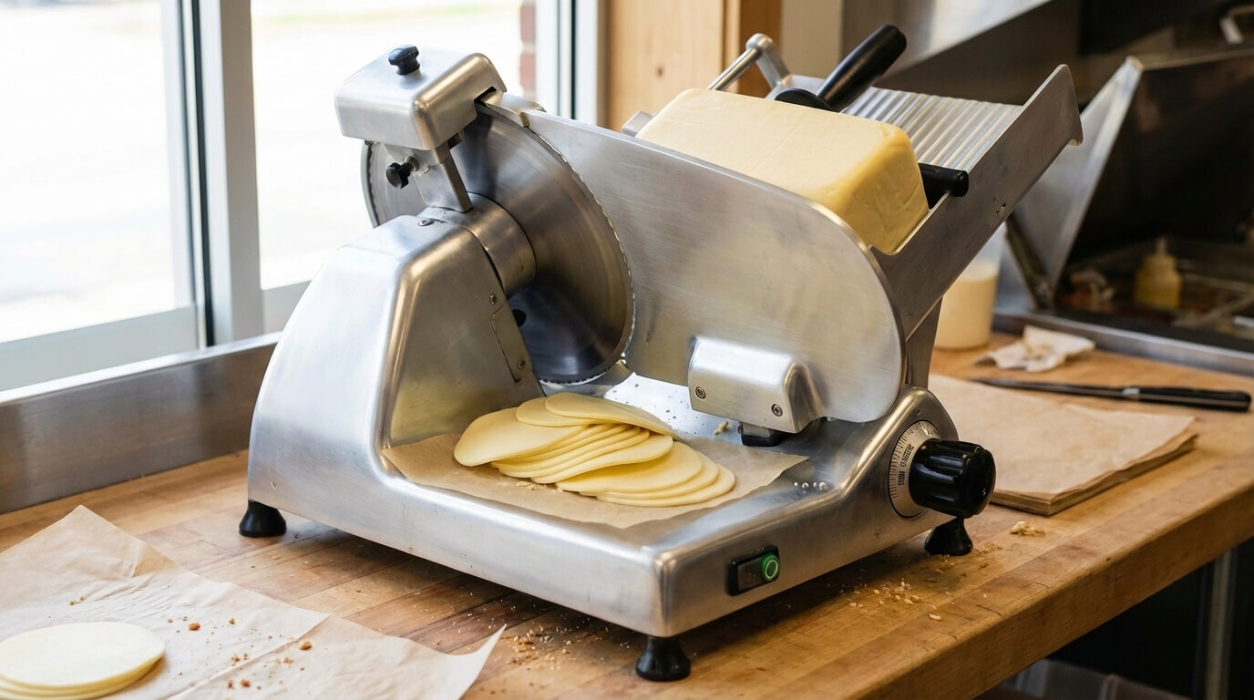 powered cheese slicer